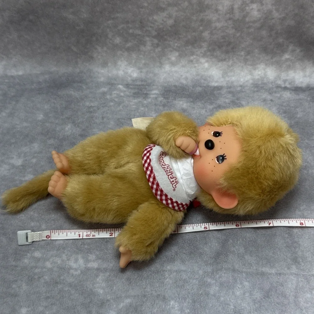 Monchhichi Premium Standard S Beige Boy Plush Monkey Doll Sekiguchi 8